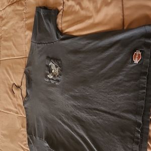 Vintage Black size large Harley Davidson pocket tshirt, Browne's Harley.